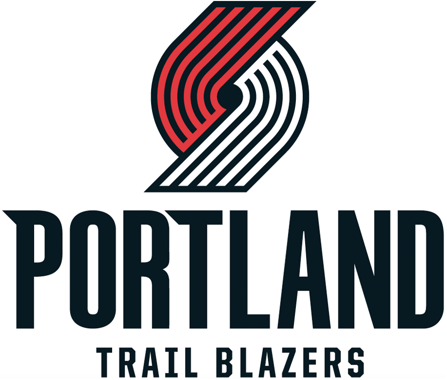 Portland Trail Blazers 2017-2018 Pres Primary Logo iron on paper